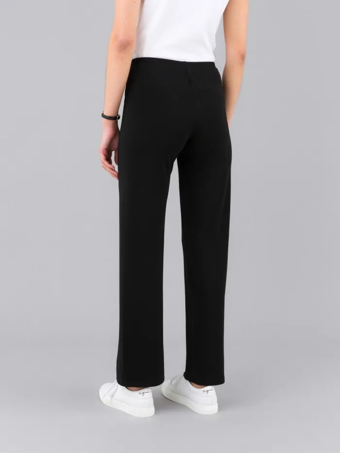 Women Pants and Jeans Agns B Black Viscose Sail Pants