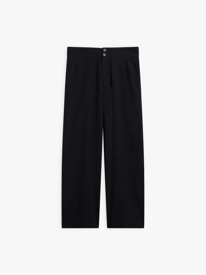 Women Pants and Jeans Agns B Black Wool Tyra Pants