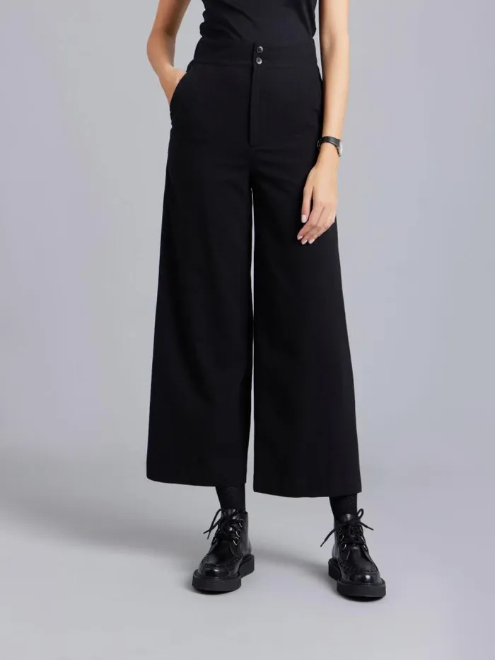 Women Pants and Jeans Agns B Black Wool Tyra Pants