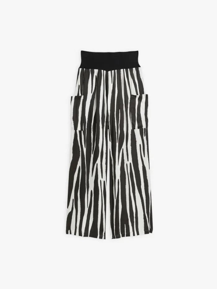 Women Pants and Jeans Agns B Printed Viscose Short Matis Pants