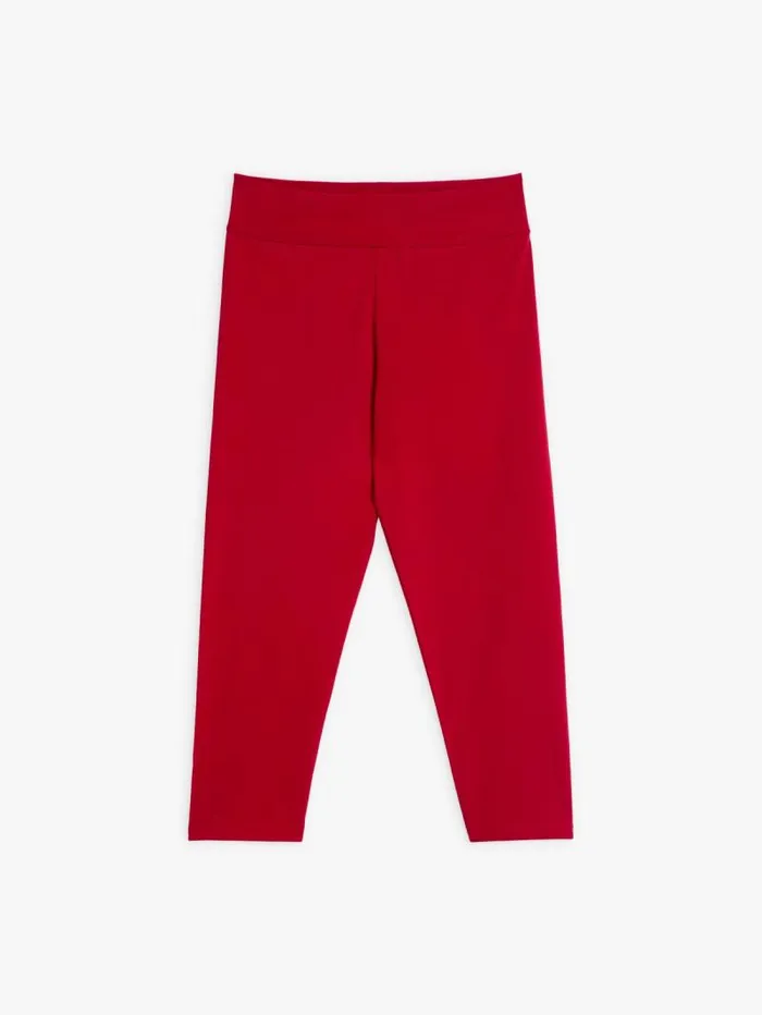 Women Pants and Jeans Agns B Red Cotton Susa Capri Pants