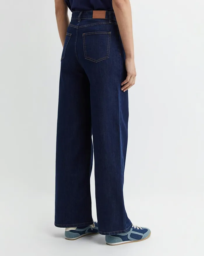 Women Pants Sportscraft Alyse Wide Leg Jean Dark Wash