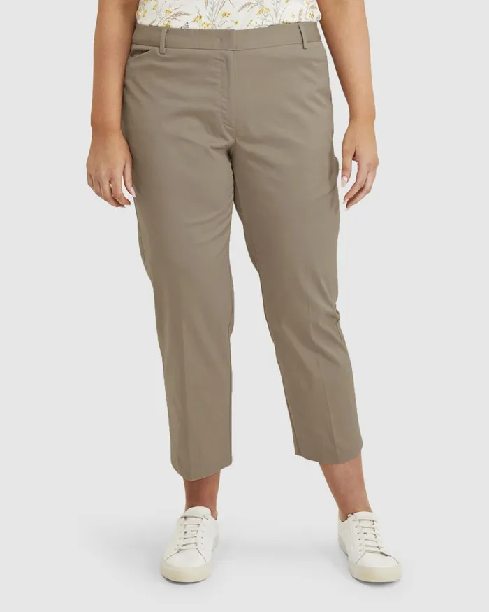 Women Pants Sportscraft Eva Capri Latte