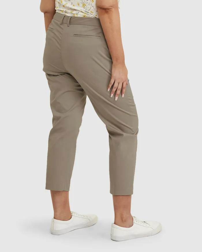 Women Pants Sportscraft Eva Capri Latte