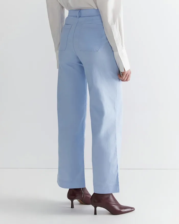 Women Pants Sportscraft Evie Wide Leg Pant Pale Blue