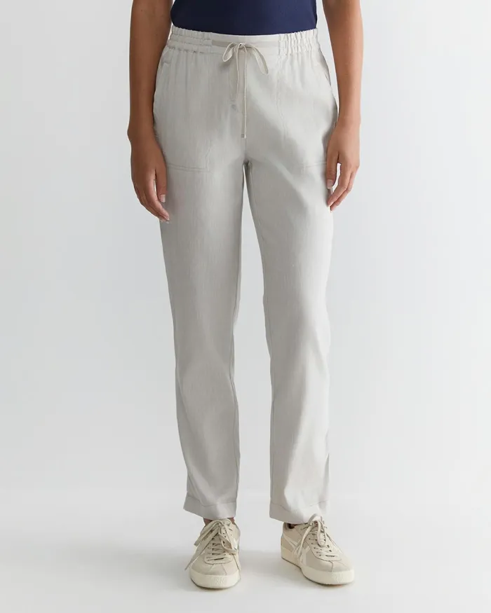 Women Pants Sportscraft Rosa Linen Pant Natural