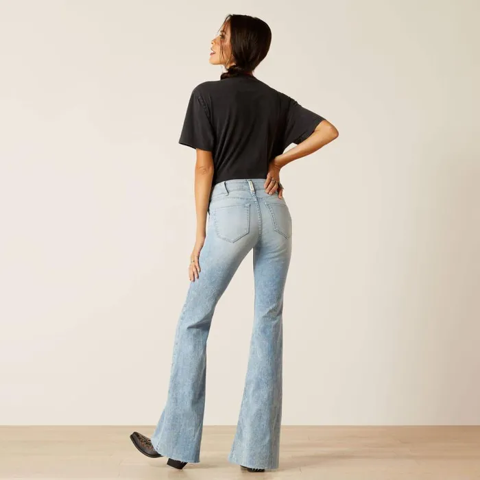 Women Perfect Rise Jimena Flare Snowland Ariat Denim Women Perfect Rise Jimena Flare Snowland Ariat Denim