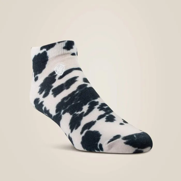 Women Pony Print Ankle Sock 2 Pair Multi Color Pack Blackred Ariat Socks