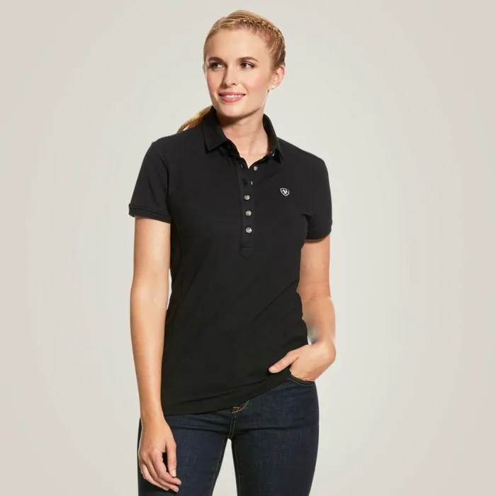 Women Prix 20 Polo Black Ariat TShirts and Tops