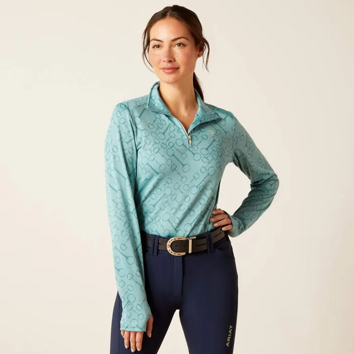Women Prophecy 14 Zip Baselayer Arctic Ariat TShirts and Tops