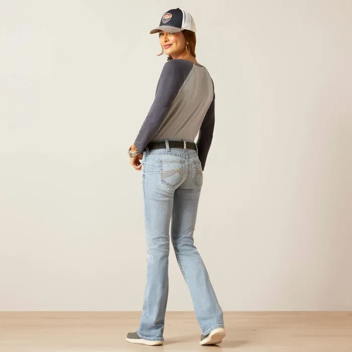 Women REAL Mid Rise Kehlani Boot Cut Jean Colorado Ariat Denim Women REAL Mid Rise Kehlani Boot Cut Jean Colorado Ariat Denim