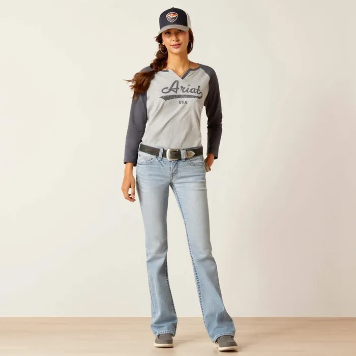 Women REAL Mid Rise Kehlani Boot Cut Jean Colorado Ariat Denim Women REAL Mid Rise Kehlani Boot Cut Jean Colorado Ariat Denim