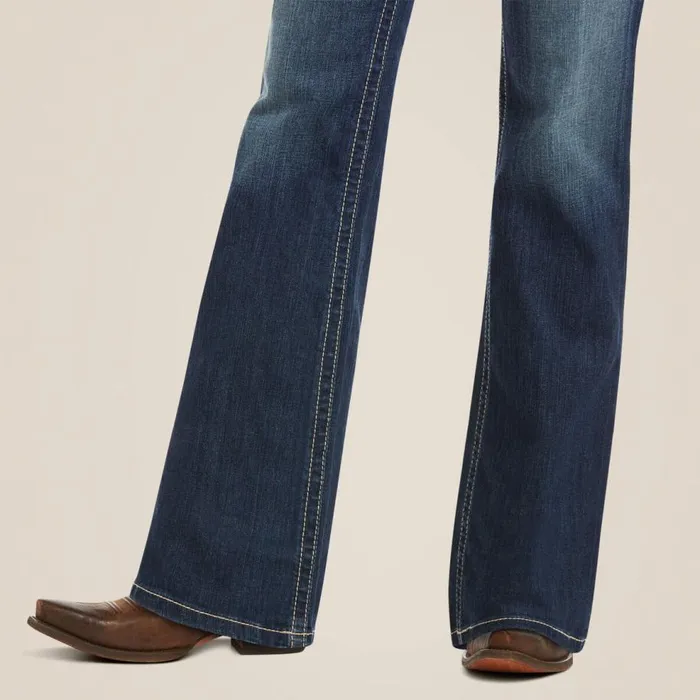 Women REAL Mid Rise Stretch Original Boot Cut Jean Spitfire Ariat Denim Women REAL Mid Rise Stretch Original Boot Cut Jean Spitfire Ariat Denim