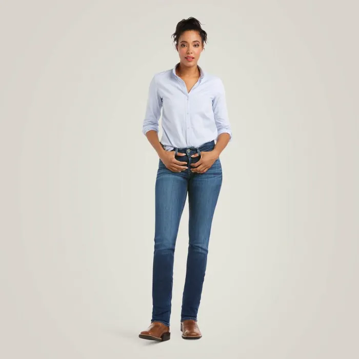 Women REAL Perfect Rise Abby Straight Jean Mackenzie Ariat Denim Women REAL Perfect Rise Abby Straight Jean Mackenzie Ariat Denim
