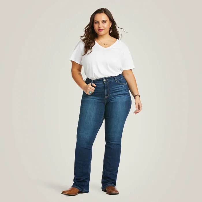 Women REAL Perfect Rise Abby Straight Jean Mackenzie Ariat Denim Women REAL Perfect Rise Abby Straight Jean Mackenzie Ariat Denim