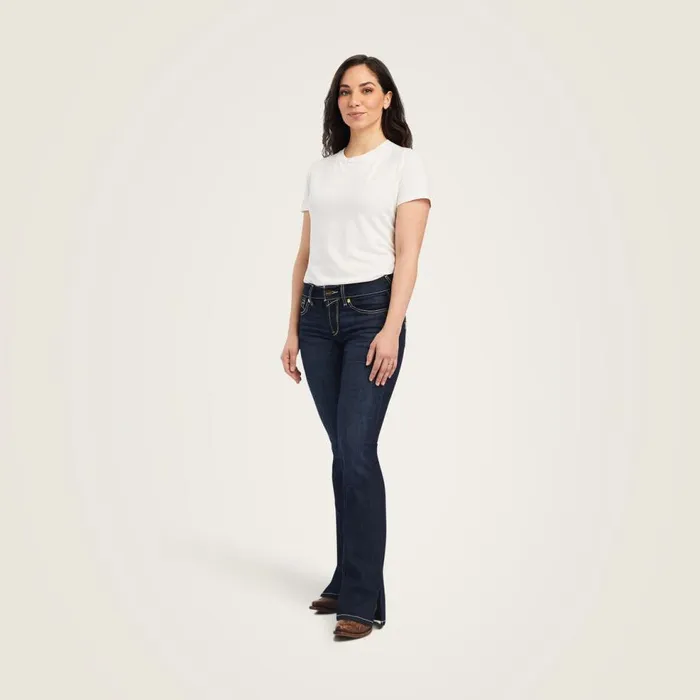 Women REAL Perfect Rise Arrow Danna Boot Cut Jean Nashville Ariat Denim Women REAL Perfect Rise Arrow Danna Boot Cut Jean Nashville Ariat Denim