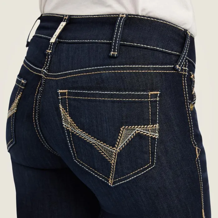 Women REAL Perfect Rise Arrow Danna Boot Cut Jean Nashville Ariat Denim Women REAL Perfect Rise Arrow Danna Boot Cut Jean Nashville Ariat Denim
