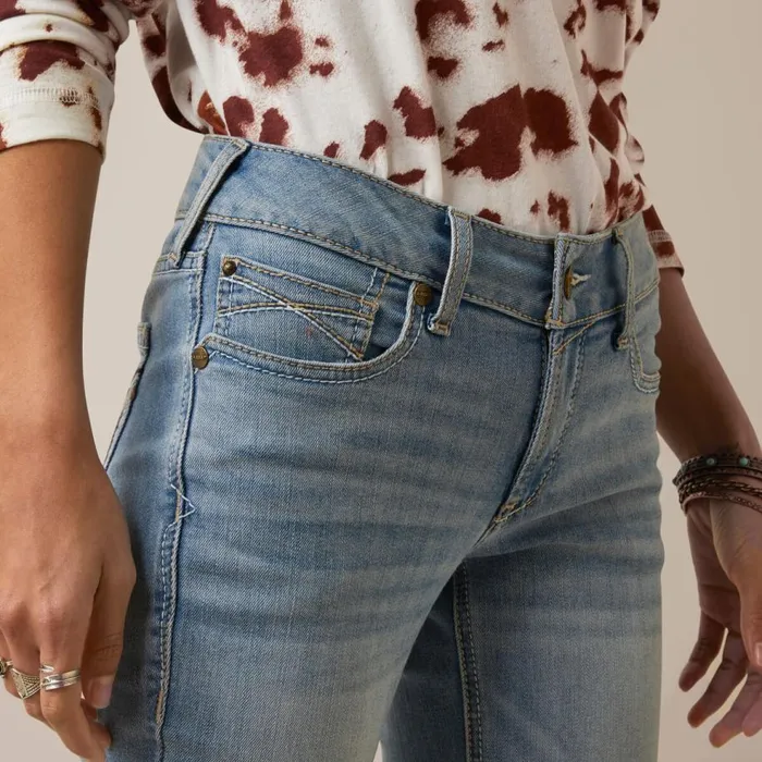 Women REAL Perfect Rise Arrow Fit Penelope Boot Cut Jean Oklahoma Ariat Denim Women REAL Perfect Rise Arrow Fit Penelope Boot Cut Jean Oklahoma Ariat Denim