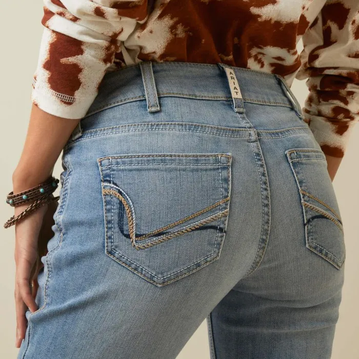 Women REAL Perfect Rise Arrow Fit Penelope Boot Cut Jean Oklahoma Ariat Denim Women REAL Perfect Rise Arrow Fit Penelope Boot Cut Jean Oklahoma Ariat Denim