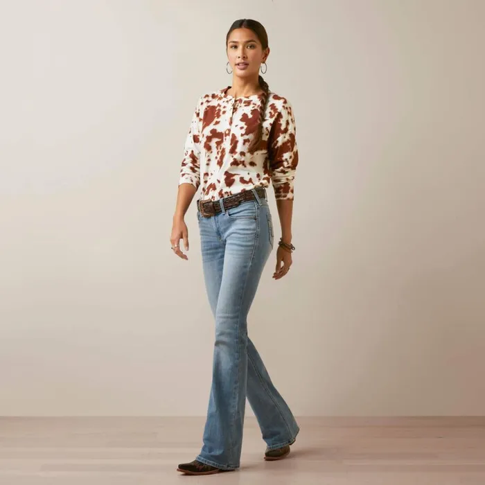 Women REAL Perfect Rise Arrow Fit Penelope Boot Cut Jean Oklahoma Ariat Denim Women REAL Perfect Rise Arrow Fit Penelope Boot Cut Jean Oklahoma Ariat Denim