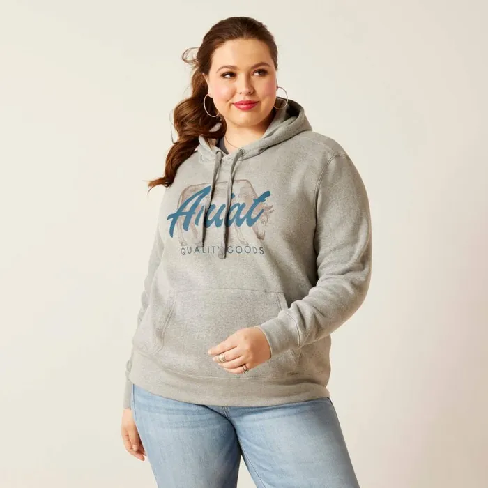 Women REAL Grazing Hoodie Heather Grey Ariat Sweatshirts and Hoodies Women REAL Grazing Hoodie Heather Grey Ariat Sweatshirts and Hoodies