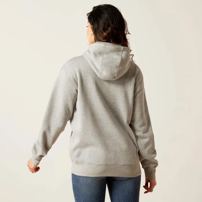Women REAL Grazing Hoodie Heather Grey Ariat Sweatshirts and Hoodies Women REAL Grazing Hoodie Heather Grey Ariat Sweatshirts and Hoodies