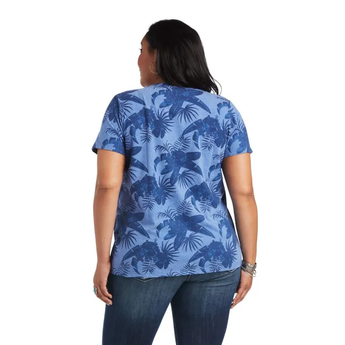 Women REAL Island Tee Island Shadow Print Ariat TShirts and Tops Women REAL Island Tee Island Shadow Print Ariat TShirts and Tops