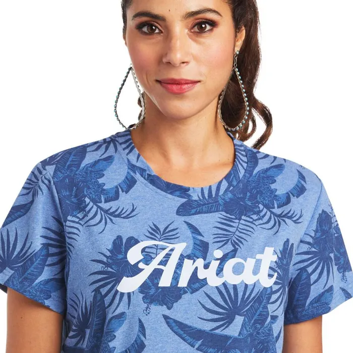 Women REAL Island Tee Island Shadow Print Ariat TShirts and Tops Women REAL Island Tee Island Shadow Print Ariat TShirts and Tops