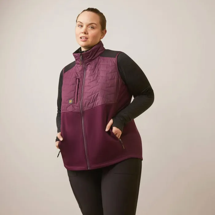 Women Rebar Cloud 9 Insulated Vest Potent Purple Ariat Jackets and Vests Women Rebar Cloud 9 Insulated Vest Potent Purple Ariat Jackets and Vests