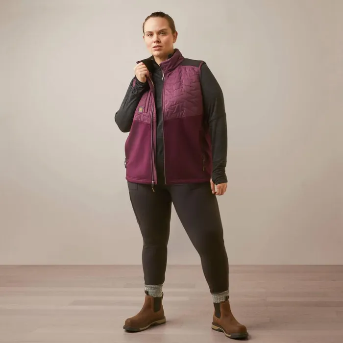 Women Rebar Cloud 9 Insulated Vest Potent Purple Ariat Jackets and Vests Women Rebar Cloud 9 Insulated Vest Potent Purple Ariat Jackets and Vests