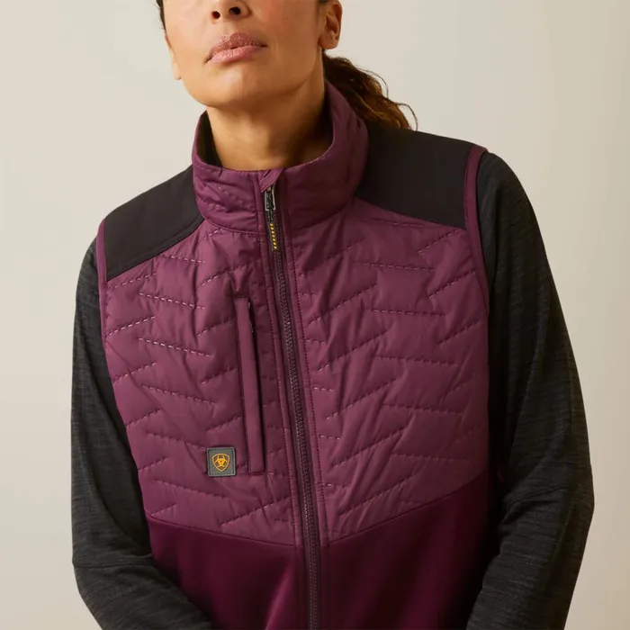 Women Rebar Cloud 9 Insulated Vest Potent Purple Ariat Jackets and Vests Women Rebar Cloud 9 Insulated Vest Potent Purple Ariat Jackets and Vests