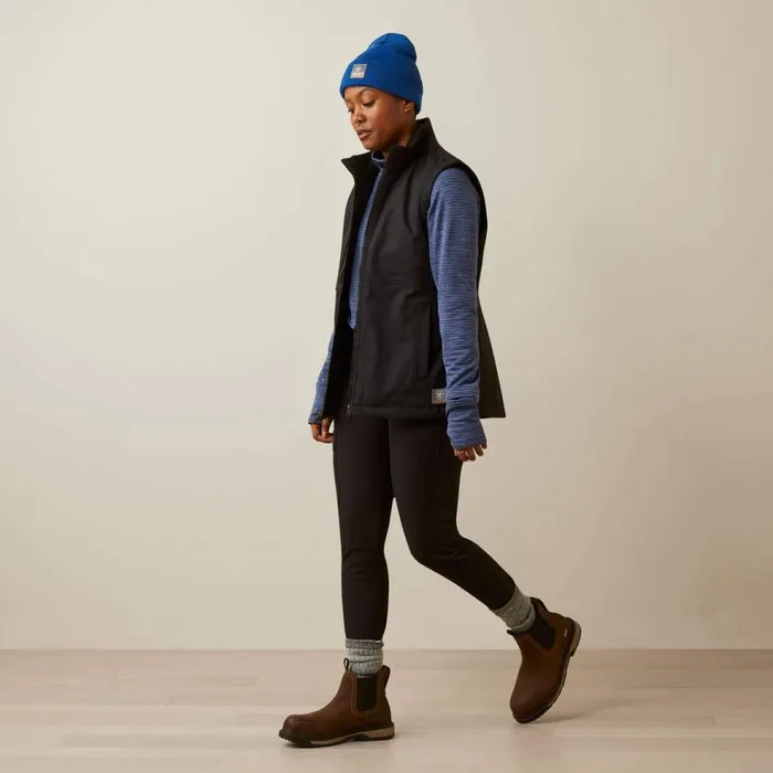 Women Rebar DuraCanvas Insulated Vest Black Ariat Workwear Women Rebar DuraCanvas Insulated Vest Black Ariat Workwear