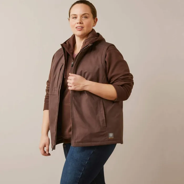 Women Rebar DuraCanvas Insulated Vest Peppercorn Ariat Jackets and Vests Women Rebar DuraCanvas Insulated Vest Peppercorn Ariat Jackets and Vests