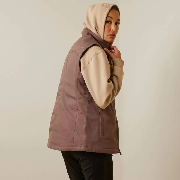 Women Rebar DuraCanvas Insulated Vest Peppercorn Ariat Jackets and Vests Women Rebar DuraCanvas Insulated Vest Peppercorn Ariat Jackets and Vests