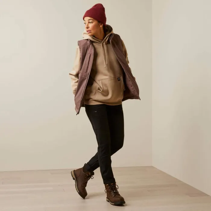 Women Rebar DuraCanvas Insulated Vest Peppercorn Ariat Jackets and Vests Women Rebar DuraCanvas Insulated Vest Peppercorn Ariat Jackets and Vests