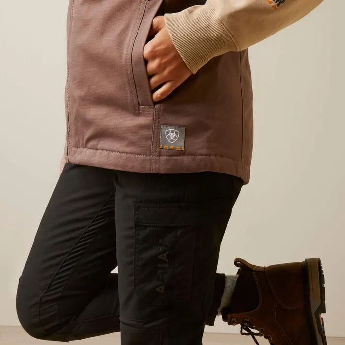 Women Rebar DuraCanvas Insulated Vest Peppercorn Ariat Jackets and Vests Women Rebar DuraCanvas Insulated Vest Peppercorn Ariat Jackets and Vests