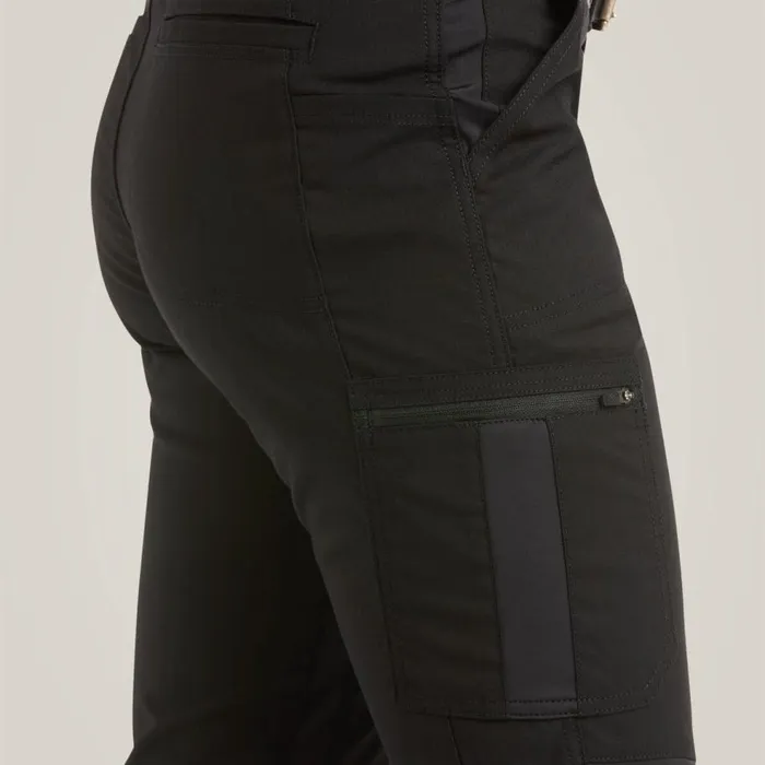 Women Rebar DuraStretch Ripstop Cargo Straight Leg Pant Black Ariat Pants and Shorts Women Rebar DuraStretch Ripstop Cargo Straight Leg Pant Black Ariat Pants and Shorts
