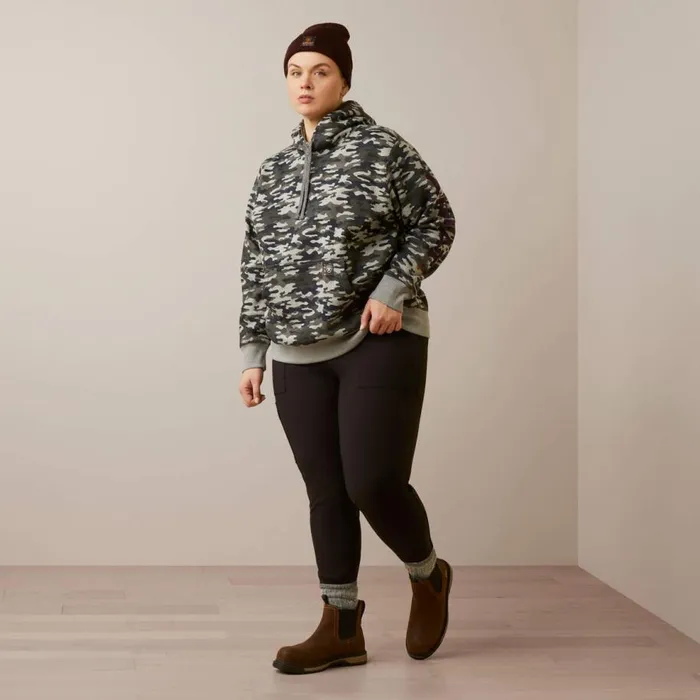 Women Rebar Graphic Printed Hoodie Heather Grey Camo Ariat Sweatshirts and Hoodies Women Rebar Graphic Printed Hoodie Heather Grey Camo Ariat Sweatshirts and Hoodies
