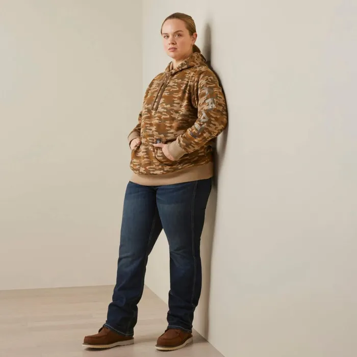 Women Rebar Graphic Printed Hoodie Oatmeal Camo Print Ariat Sweatshirts and Hoodies Women Rebar Graphic Printed Hoodie Oatmeal Camo Print Ariat Sweatshirts and Hoodies