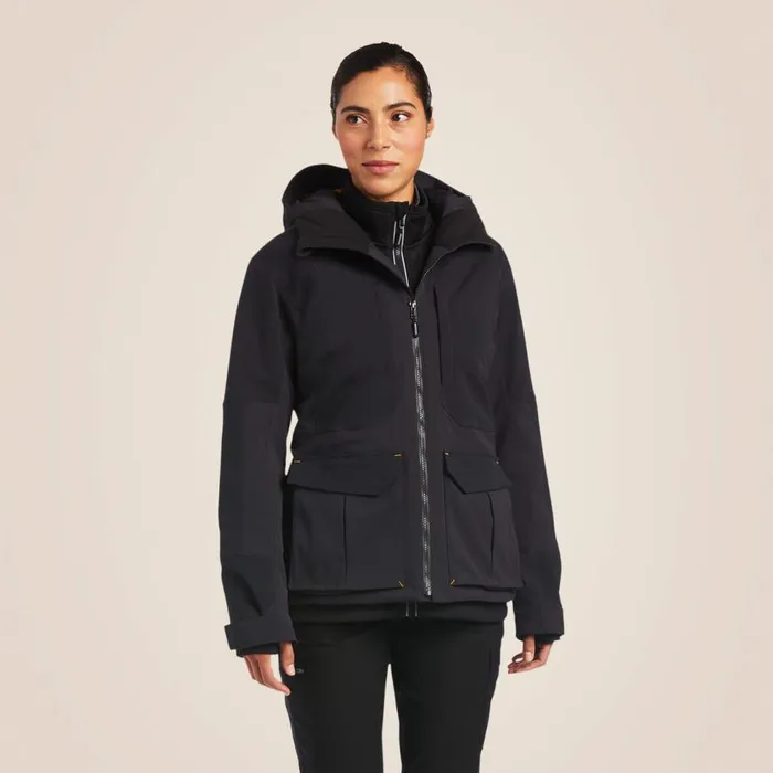 Women Rebar Polartec Elite Waterproof Insulated Jacket Black Ariat Jackets and Vests