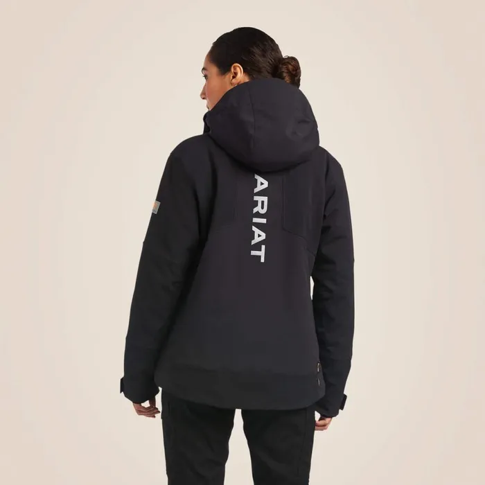 Women Rebar Polartec Elite Waterproof Insulated Jacket Black Ariat Jackets and Vests