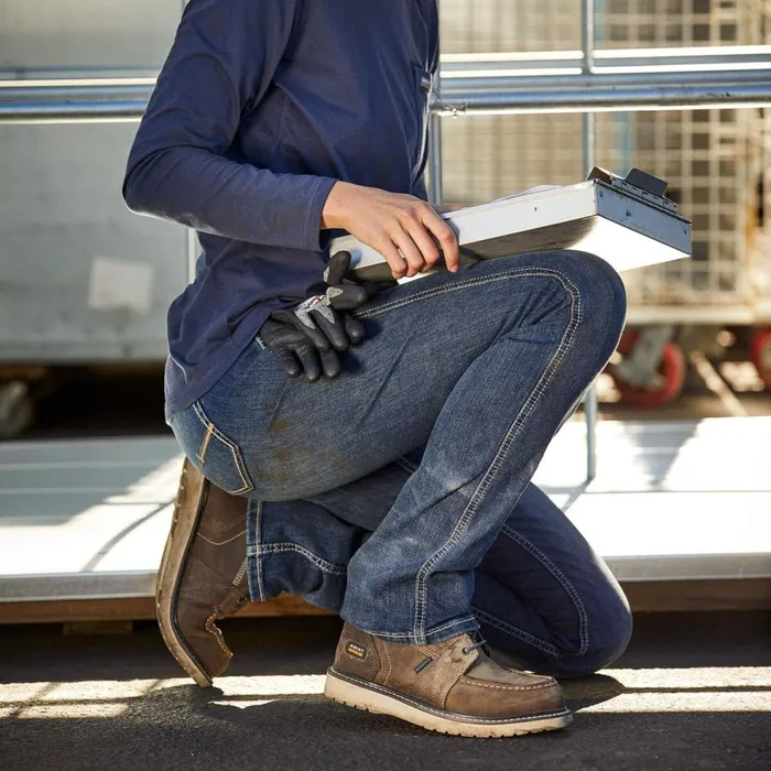 Women Rebar Riveter Straight Jean Atlanta Ariat Denim Women Rebar Riveter Straight Jean Atlanta Ariat Denim
