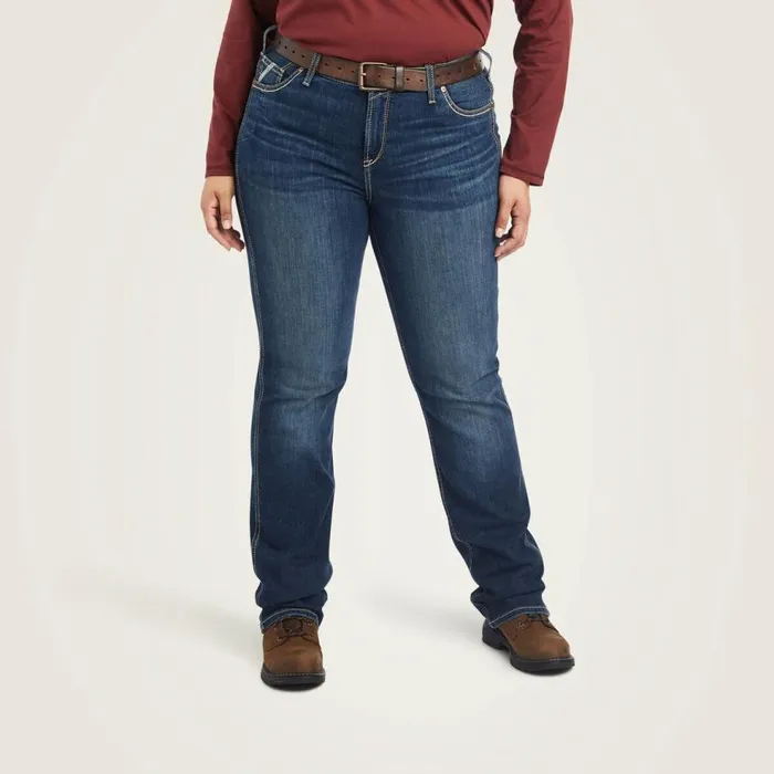 Women Rebar Riveter Straight Jean Atlanta Ariat Denim Women Rebar Riveter Straight Jean Atlanta Ariat Denim