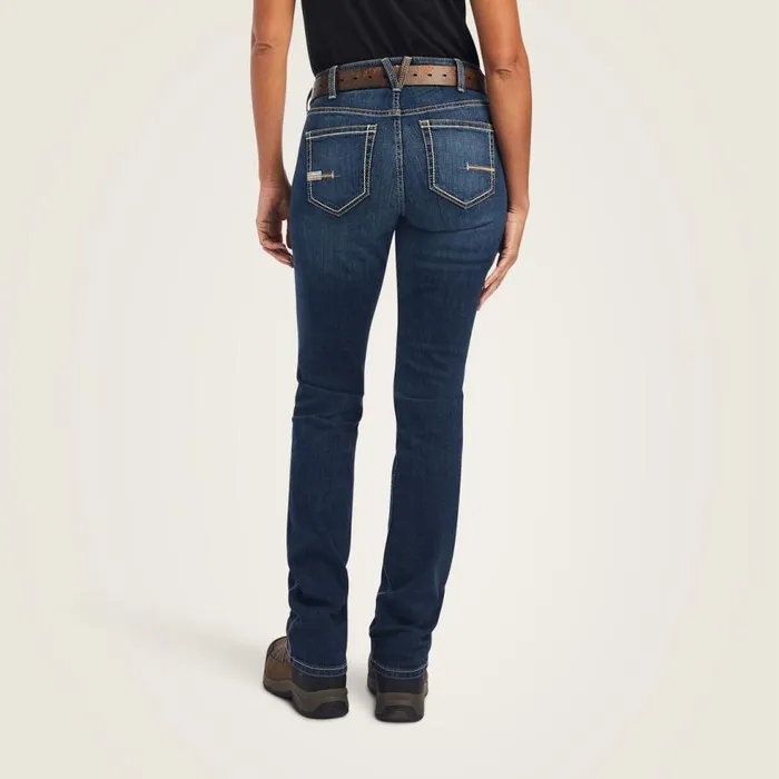 Women Rebar Riveter Straight Jean Atlanta Ariat Denim Women Rebar Riveter Straight Jean Atlanta Ariat Denim