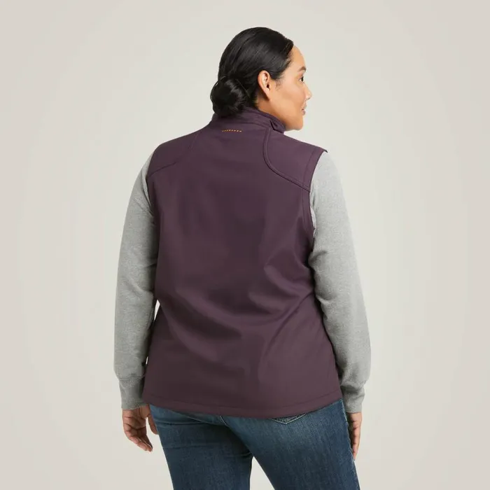 Women Rebar Stretch Canvas Softshell Vest Plum Perfect Ariat Jackets and Vests Women Rebar Stretch Canvas Softshell Vest Plum Perfect Ariat Jackets and Vests