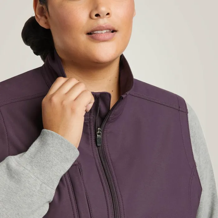 Women Rebar Stretch Canvas Softshell Vest Plum Perfect Ariat Jackets and Vests Women Rebar Stretch Canvas Softshell Vest Plum Perfect Ariat Jackets and Vests