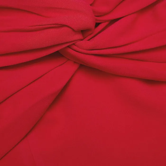 Women Red Off Shoulder Midi Dress Self Portrait Dresses