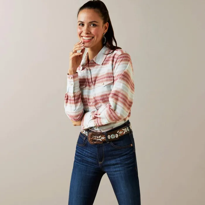 Women Savannah Shirt Jacquard Ariat TShirts and Tops