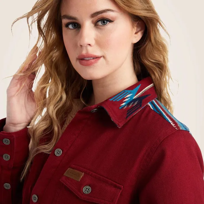 Women Shacket Chimayo Shirt Jacket Rubaiyat Ariat Jackets and Vests Women Shacket Chimayo Shirt Jacket Rubaiyat Ariat Jackets and Vests