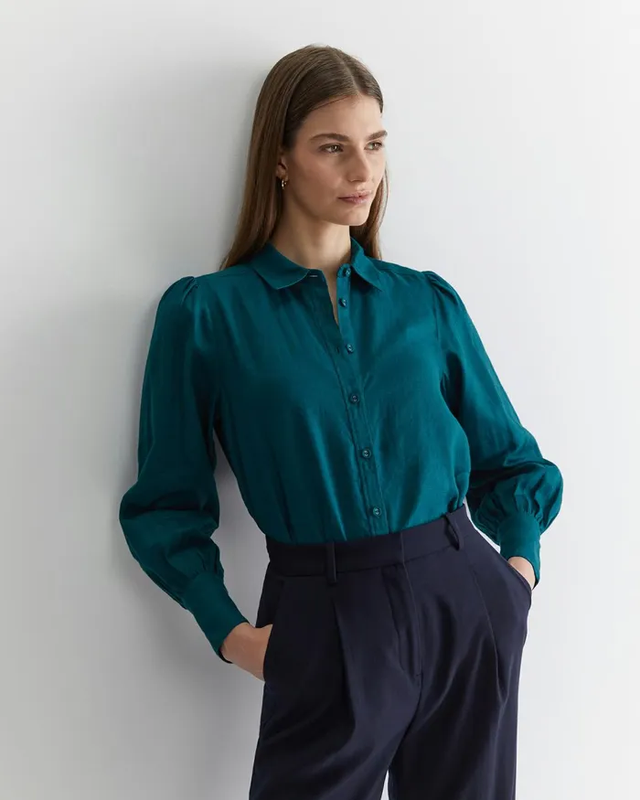 Women Shirts Sportscraft Amy Blouse Teal